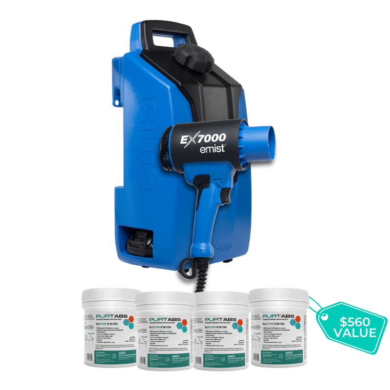 Protexus Backpack Electrostatic Sprayer PX300ES + Disinfecting Tablets